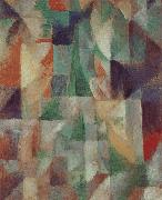 Delaunay, Robert The Window towards to City USA oil painting artist